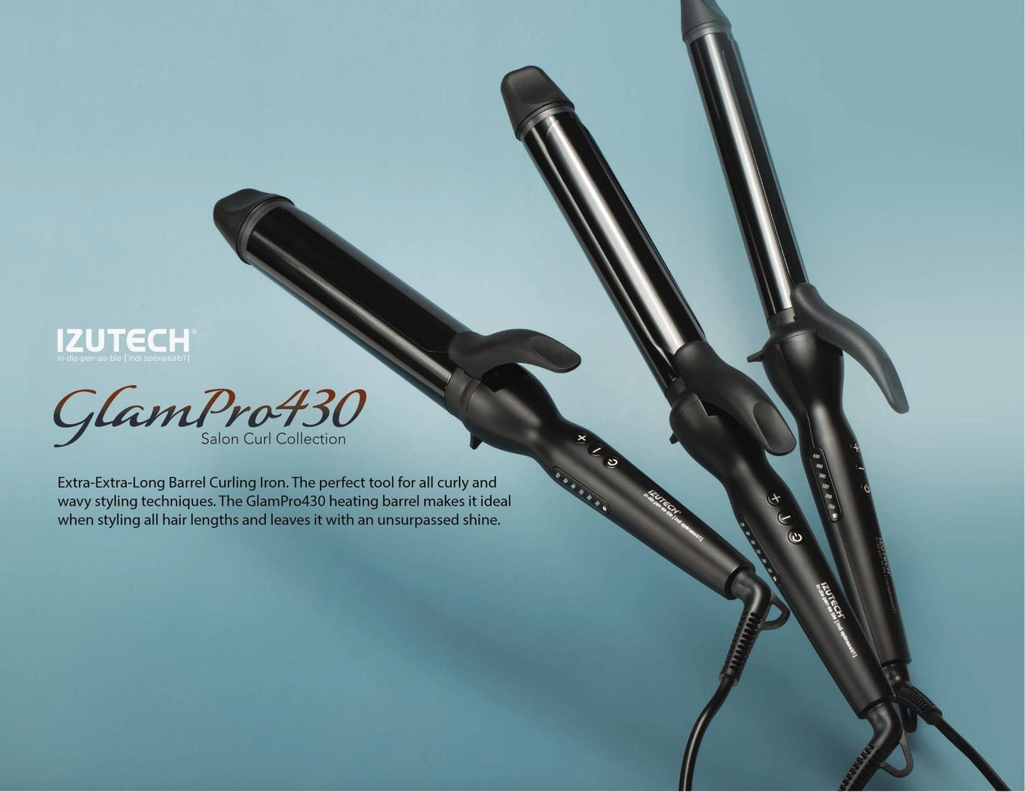 Izutech Glam Pro 430 Curling Irons